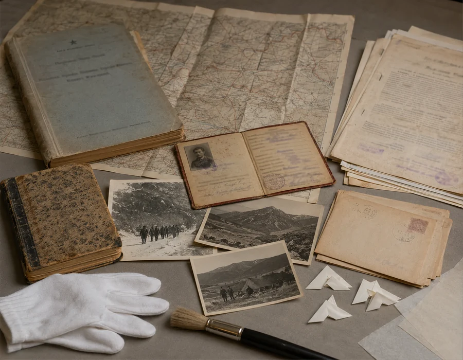 Maps, manuals and documents